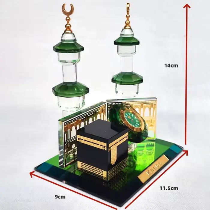 Maquette de la Tour de l'Horloge de la Kaaba en Cristal