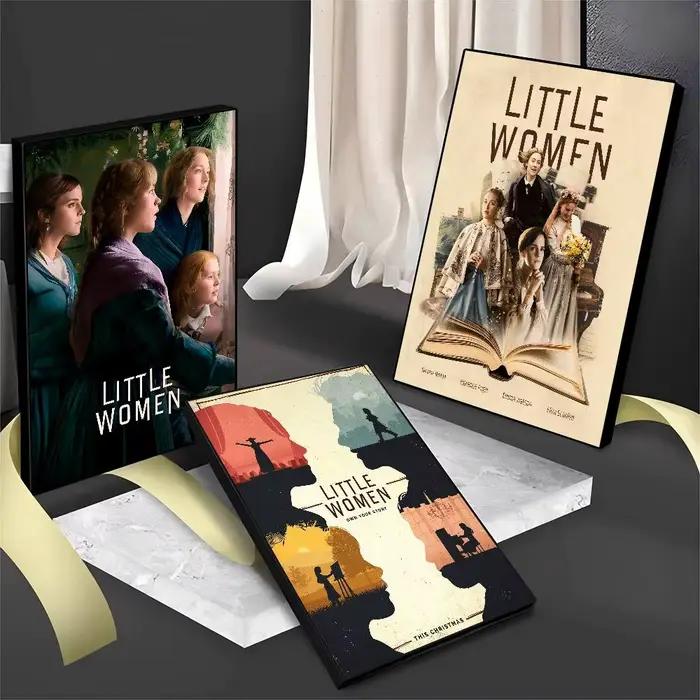 Affiches de film Vintage pour petites femmes, imprimés en papier blanc collant, affiches d'art, autocollants muraux
