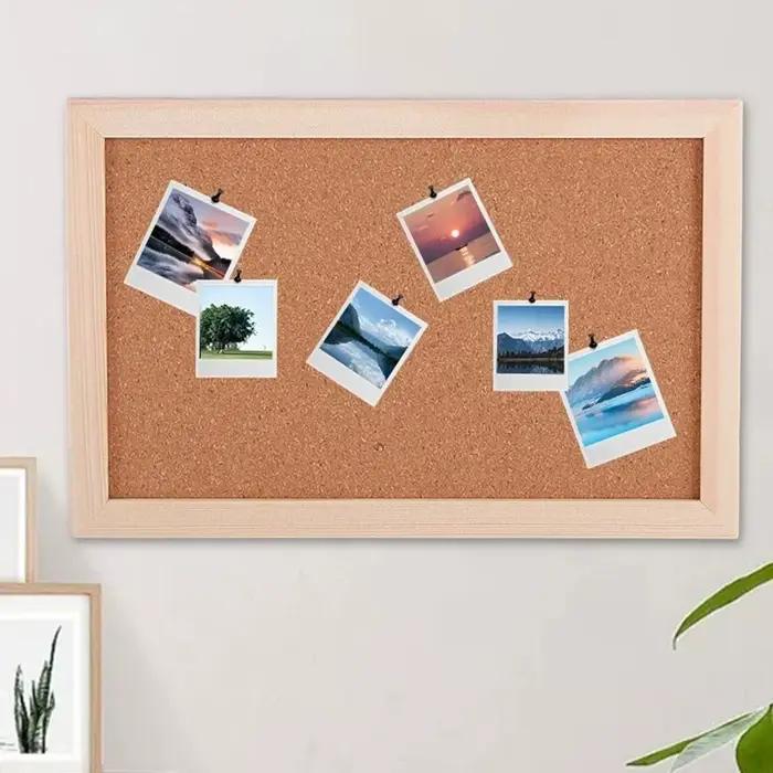 Panneau mural décoratif en liège DIY pour photos