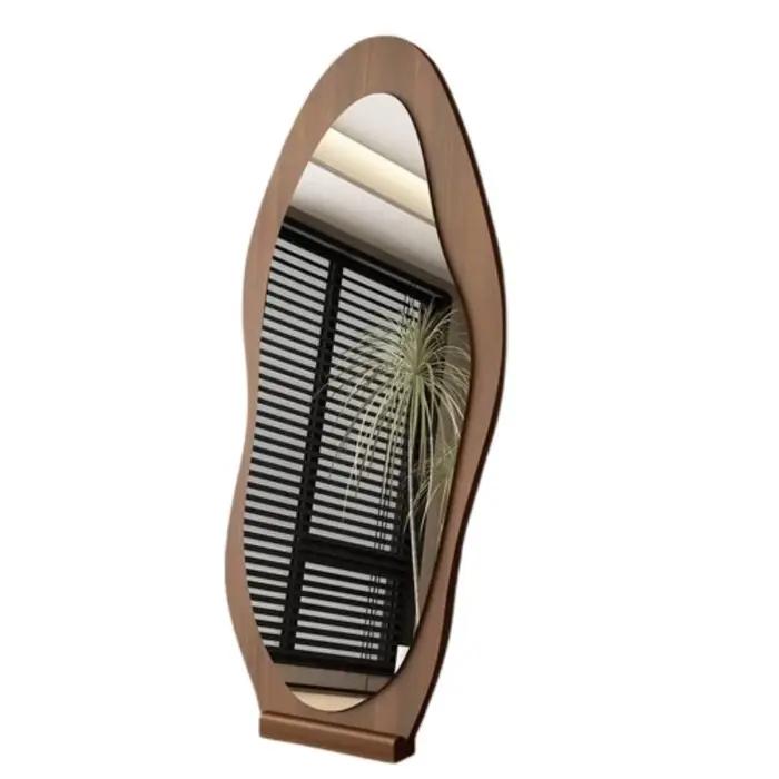 Présentoir Rectangle miroir Luxe ensemble cadre Salon miroir créatif nordique Espelho Grande Para Quarto meubles de maison accessoires