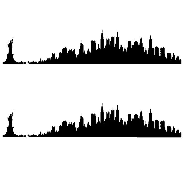 Autocollants muraux Skyline de la ville de New York