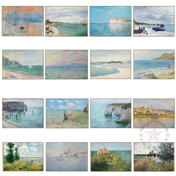 Peinture décorative moderne abstraite de Monet