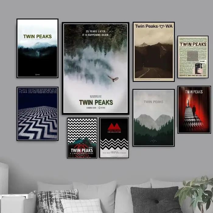 Twin Peaks TV Series Shows Affiche et impressions d'anime de film classique