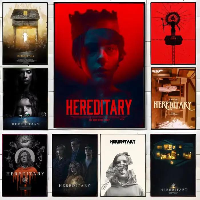 Affiche de film d'horreur H-Hereditary, impression d'art mural, affiche décorative, décoration murale, décoration de la maison, cadeau, sans cadre