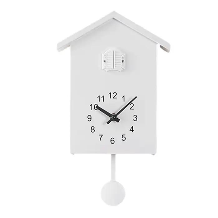 1pc horloge maison cuisines salon moderne chambre Art mur alimenté par batterie chambres oiseau