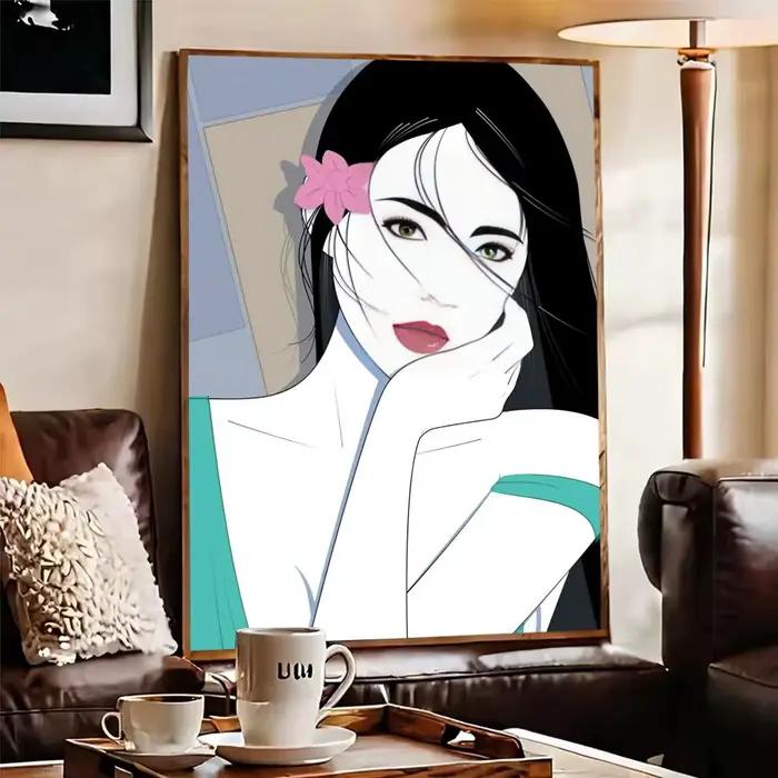 Affiche d'artiste américain P-Patrick Nagel