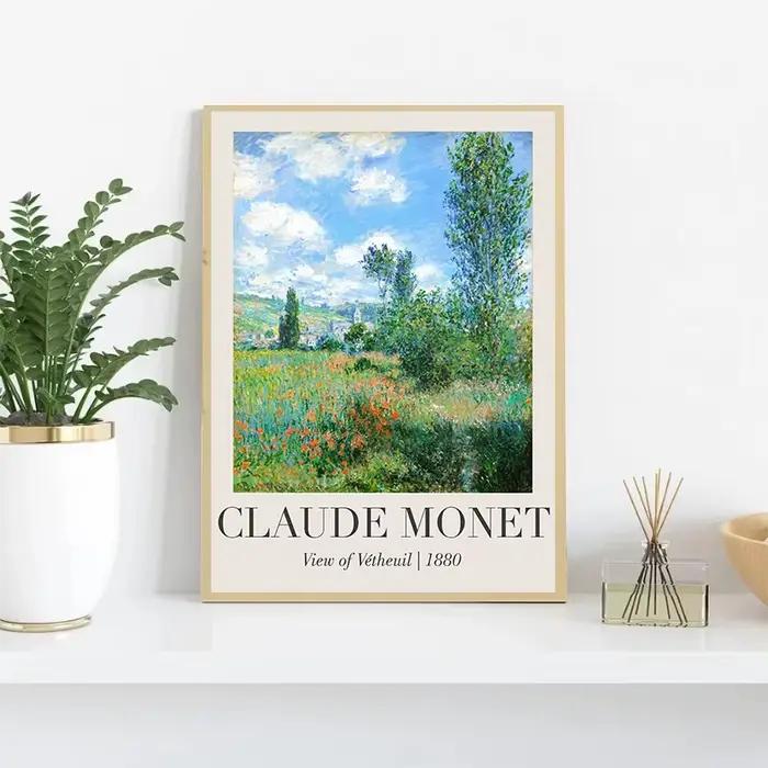 Affiche d'artiste impressionniste de Claude Monet