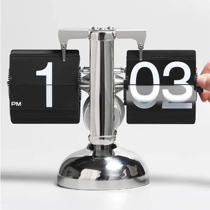 Horloge Numérique Rétro Minimaliste à Pied Unique