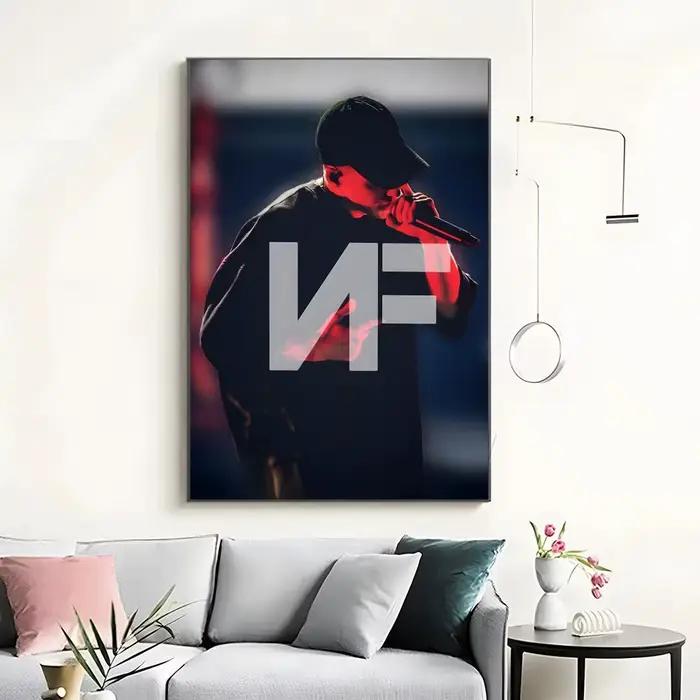 Affiche de chanteur rappeur N-NF