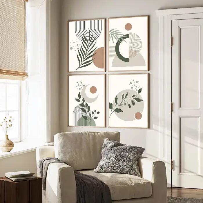 1 Pièce Peinture sur Toile de Style Bohème