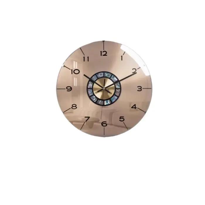 Design horloges murales de luxe aiguille moderne intérieur minimaliste horloge silencieux élégant Reloj numérique Pared meubles décoration