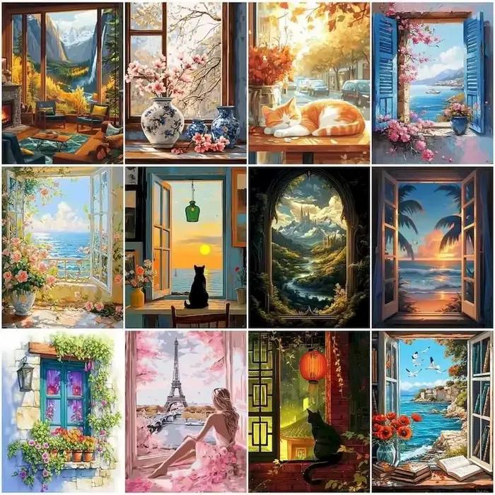 Peinture à l'huile par numéros