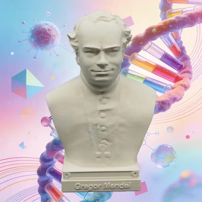 10 cm 15 cm 25 cm biologie et chimiste Darwin Mendeleev Pasteur Mendel Fleming Figure Statue 3D imprimé résine Figurines modèles