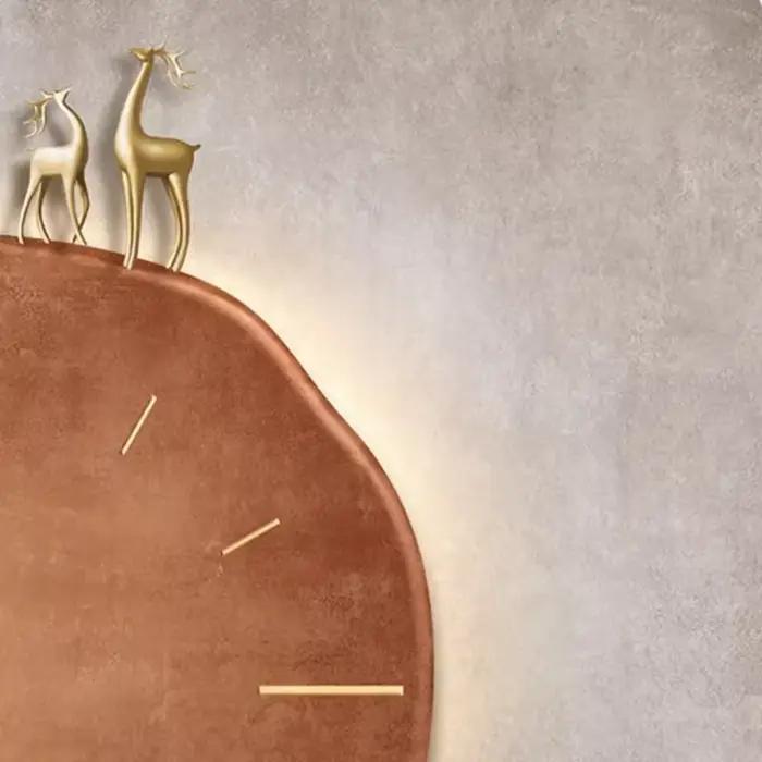 Grande horloge murale LED au design moderne