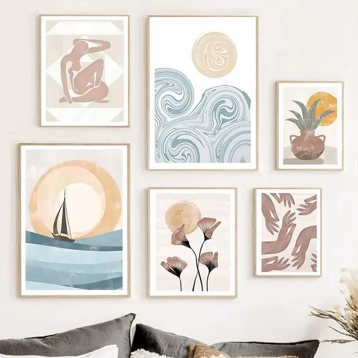 Affiches artistiques abstraites pour femmes