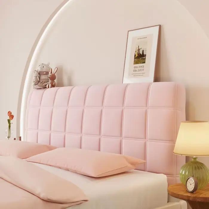 Housse de protection universelle en velours pour tête de lit