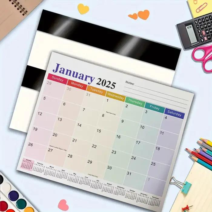Calendrier familial de réfrigérateur magnétique 2026