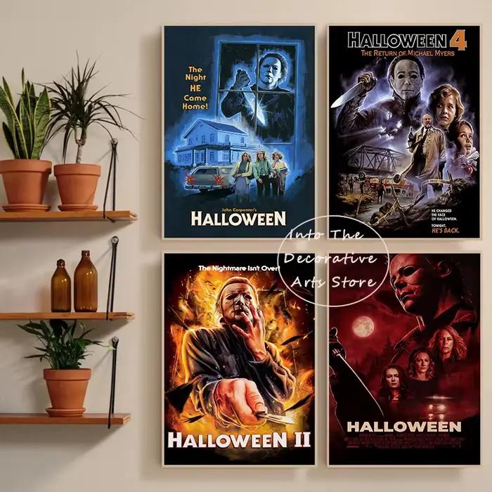 Affiches de films d'horreur classiques d'Halloween Michael Myers