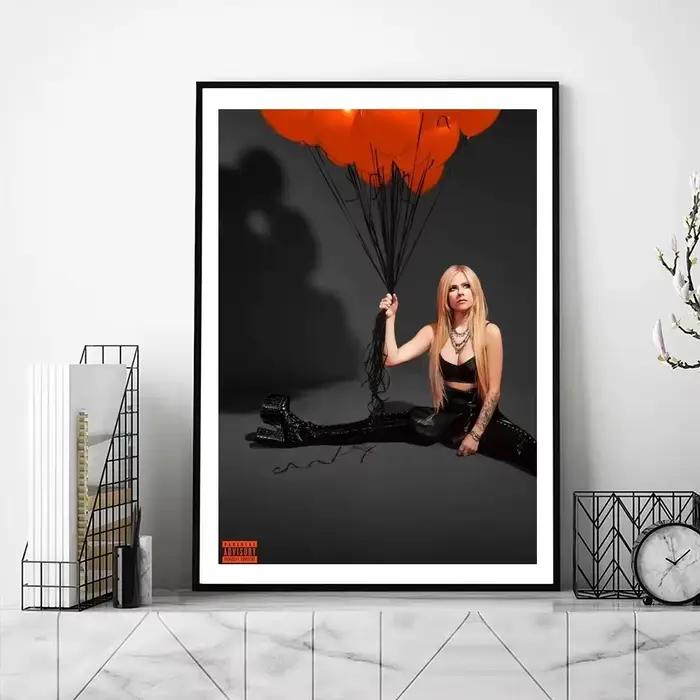 Avril LSaône-Affiche Imprimée, Peinture sur Toile, Autocollant de Salon, Amour, Chanteur Sux
