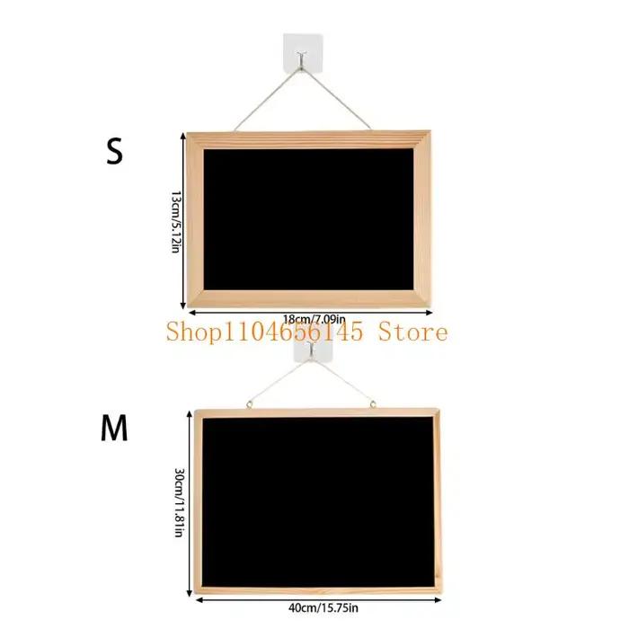 5ASD Smallboard Chalkboard multifonctionnel Tableau messages suspendu