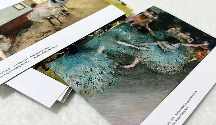 Cartes postales de la série d'artiste célèbre