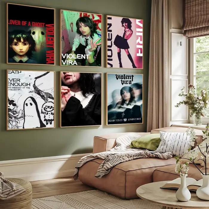 Affiche imprimée VIOLENT VIRA Music Lover of a Ghost