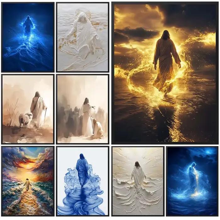 Affiche murale de la religion de Jésus et du christianisme