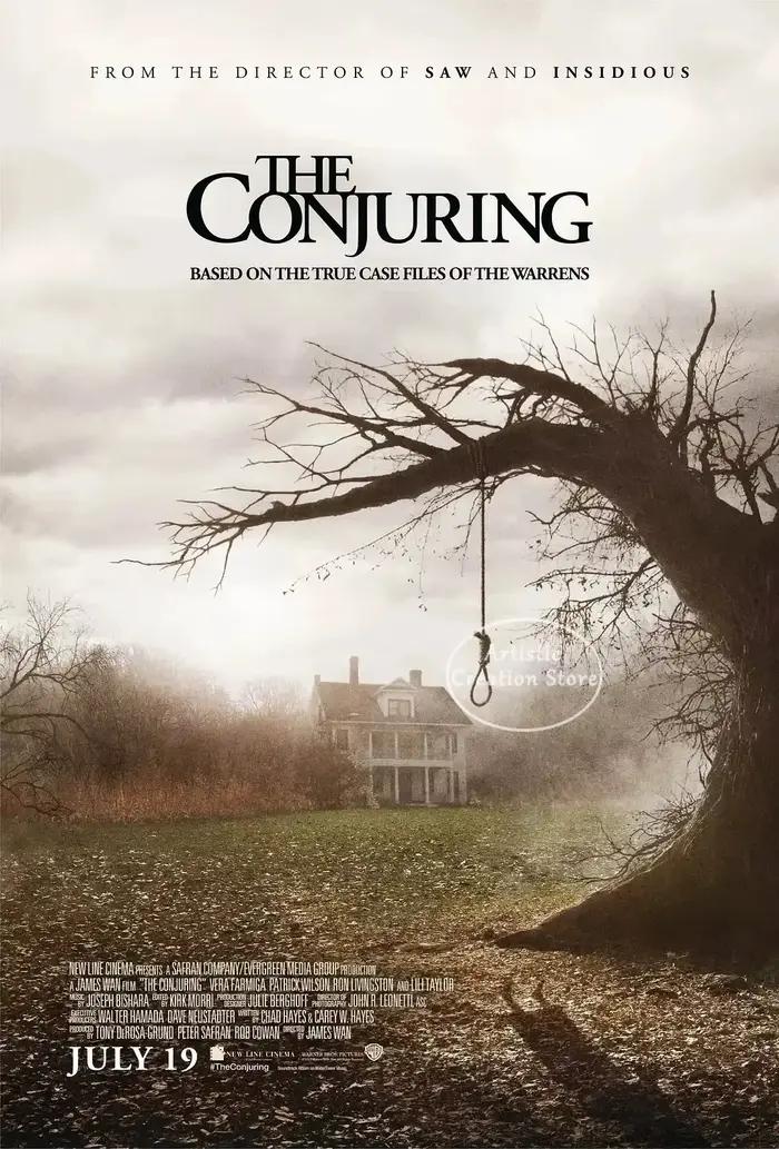 The Conjuring Series Horror Movie Canvas Painting