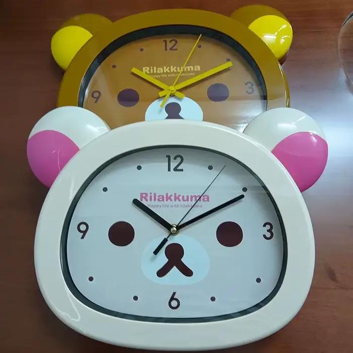 Horloge Murale à Quartz de Dessin Animé Rilakkumas Ours