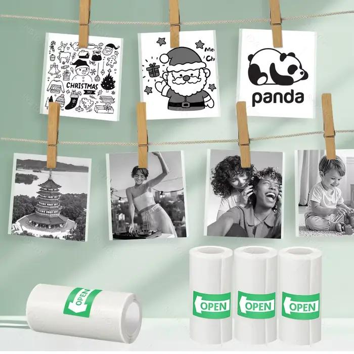 Étiquettes autocollantes en papier thermique 57x25MM