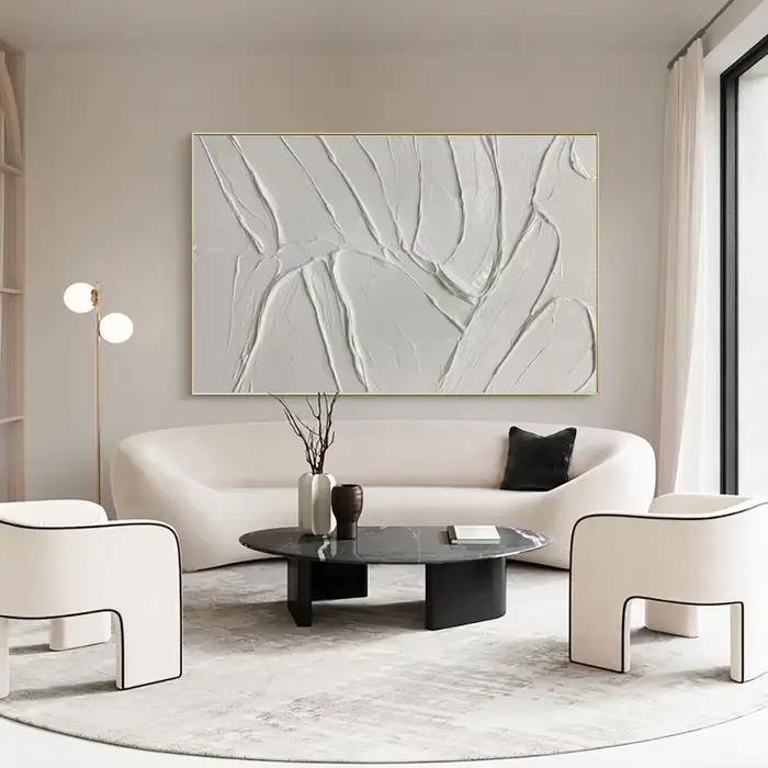Customisation murale moderne sur toile optique