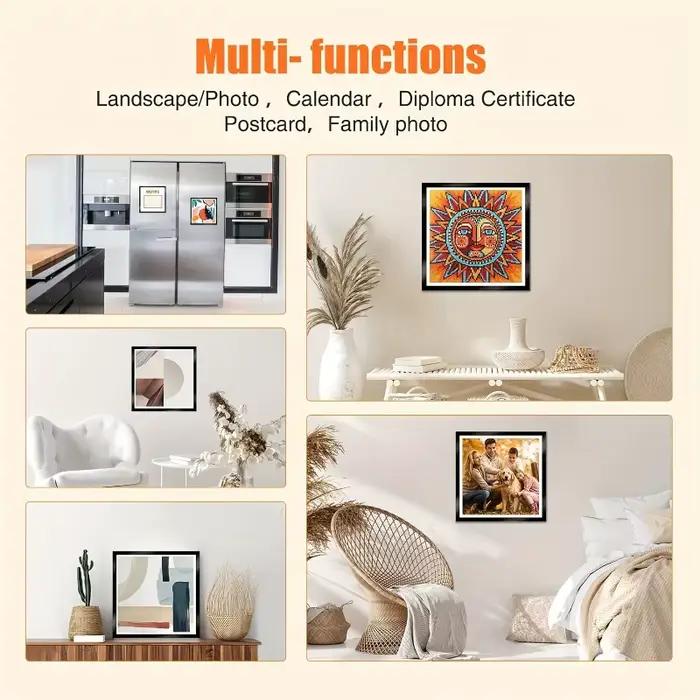 5 cadres magnétiques pour peinture diamant 30x30cm