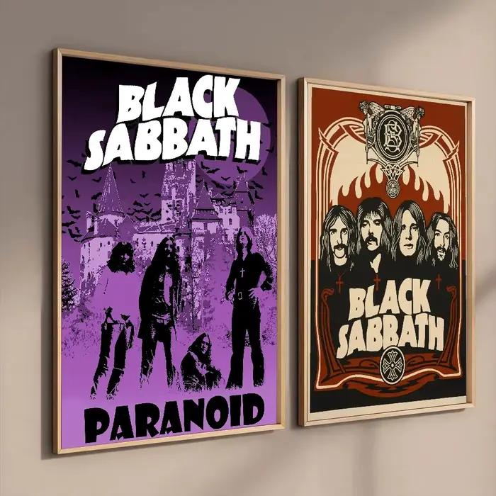 Black Sabbath Rock Band Album Poster