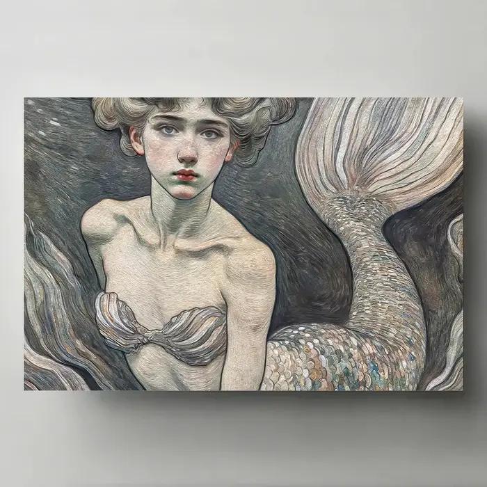 Merman – affiche de sirène masculine