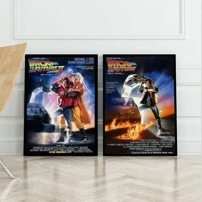 Affiche autocollante du film Retour vers le futur