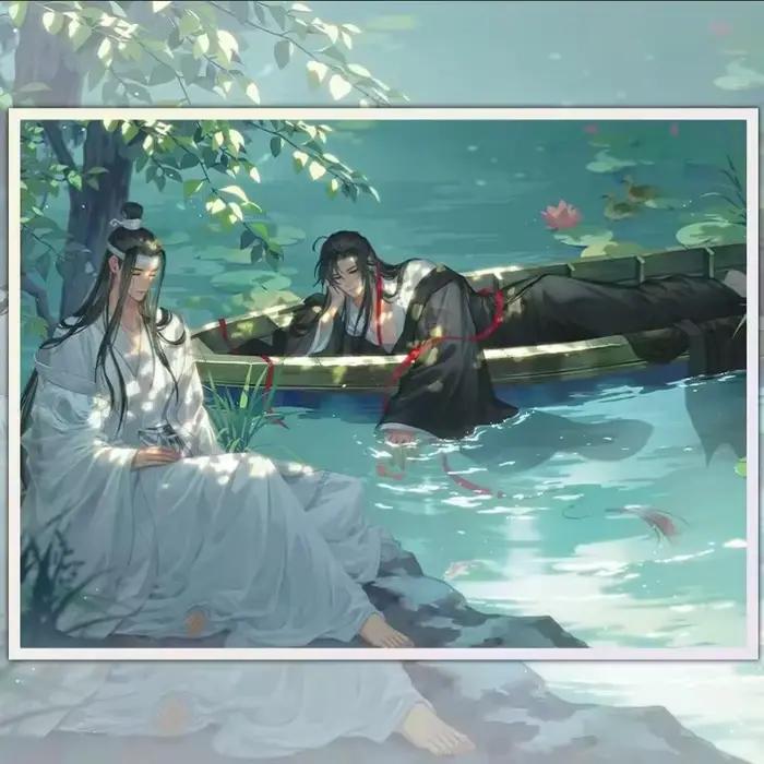Peinture à l'huile par numéros patriarche de la magie Dao, bricolage, dessin de chiffres, images sur toile par numéros, décoration de maison