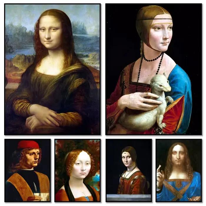 Célèbre œuvre d'art de Léonard de Vinci