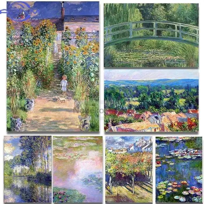 AZNM Claude Monet Affiche d'art impressionniste