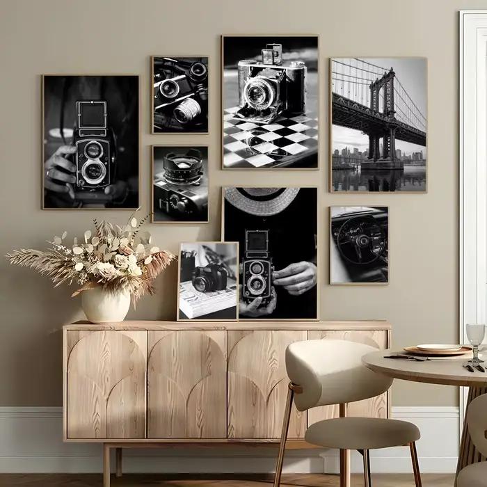 Affiche Photo Vintage noir et blanc