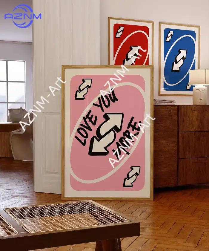 Décoration murale rétro « Love You More » – Art Y2K rose pour accent de chambre, décoration murale de dortoir ou pièce décorative romantique pour la maison