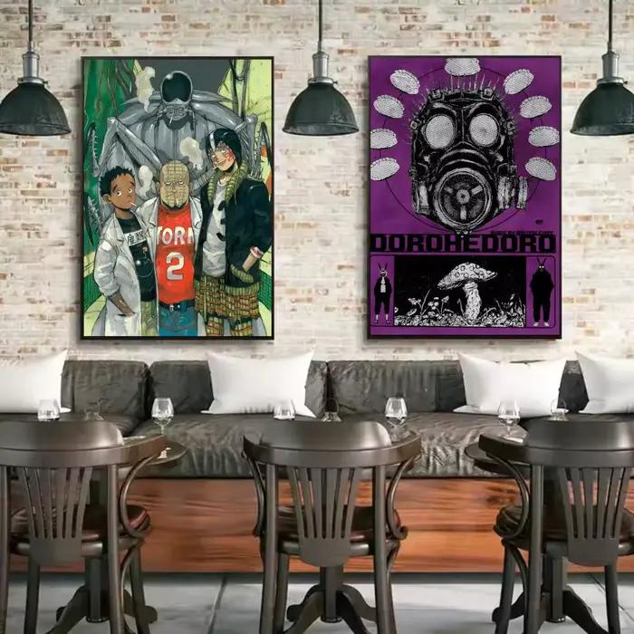 Affiche en papier imprimé de dessin animé d-dorohedoro