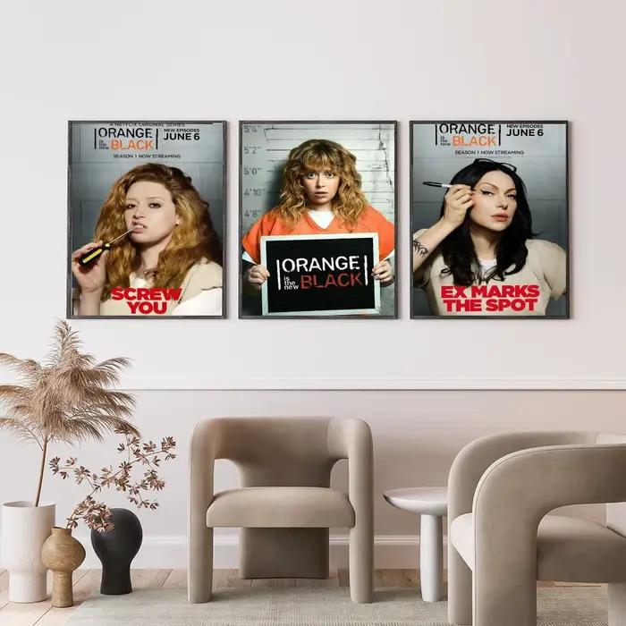 Film classique o-Orange est le nouvel affiche noire polyvalente HD étanche Art mural décor auto-adhésif pour n'importe quel espace cadeau idéal