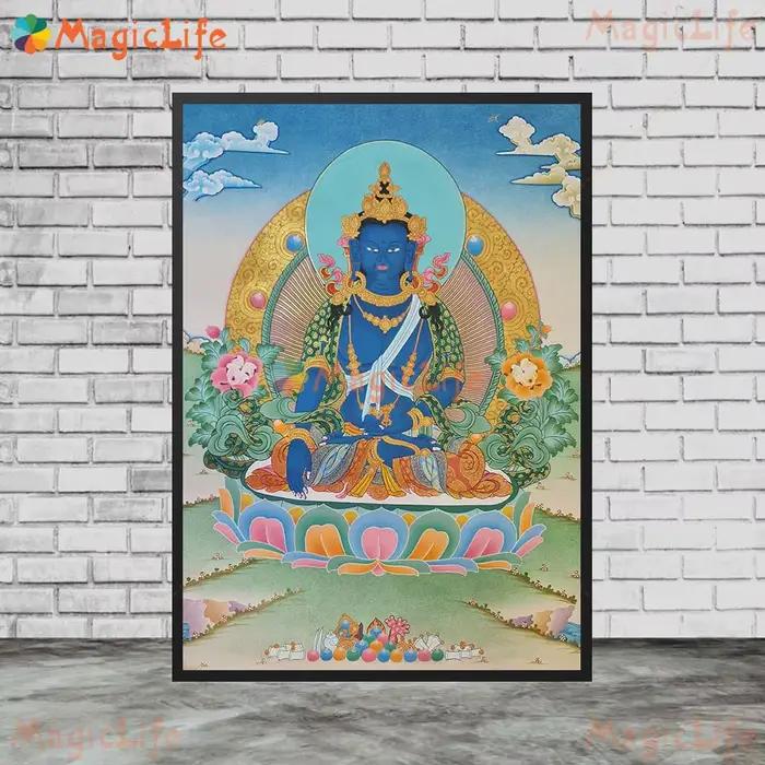 Bouddha Bodhisattva Thangka hindouisme bouddhisme Religion images murales pour salon affiche mur Art toile peinture sans cadre