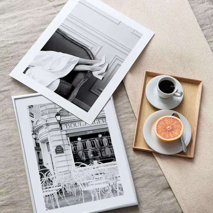 Paris Tower Girl Old importer Coffee Landscape Wall Art
