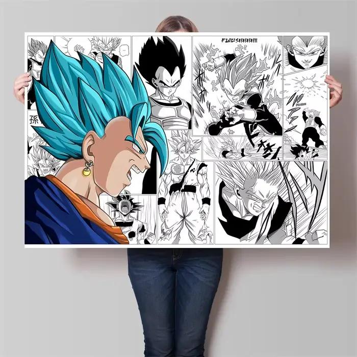 Peinture sur toile de personnages d'anime Dragon Ball