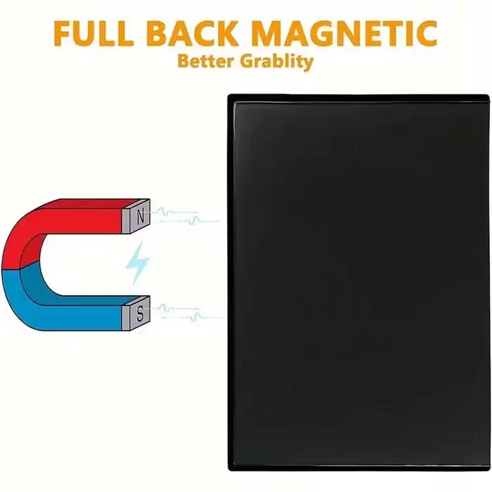 Cadres photo magnétiques noirs 2R/4R/5R avec une poche transparente adaptés aux réfrigérateurs