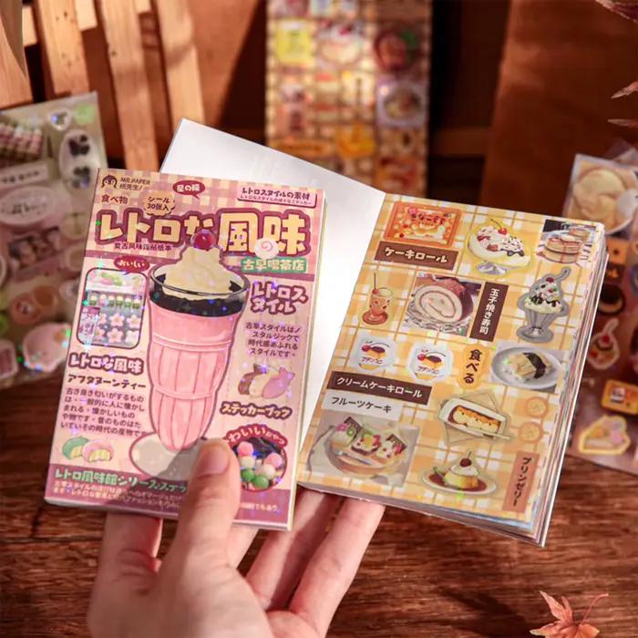 Livre d'autocollants mignons de Style japonais