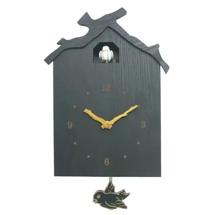 Horloge murale créative et élégante en forme de maison de coucou