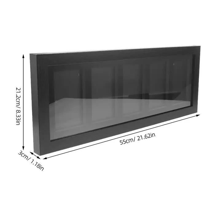 Cadre d'affichage mural 5 compartiments pour cartes de collection