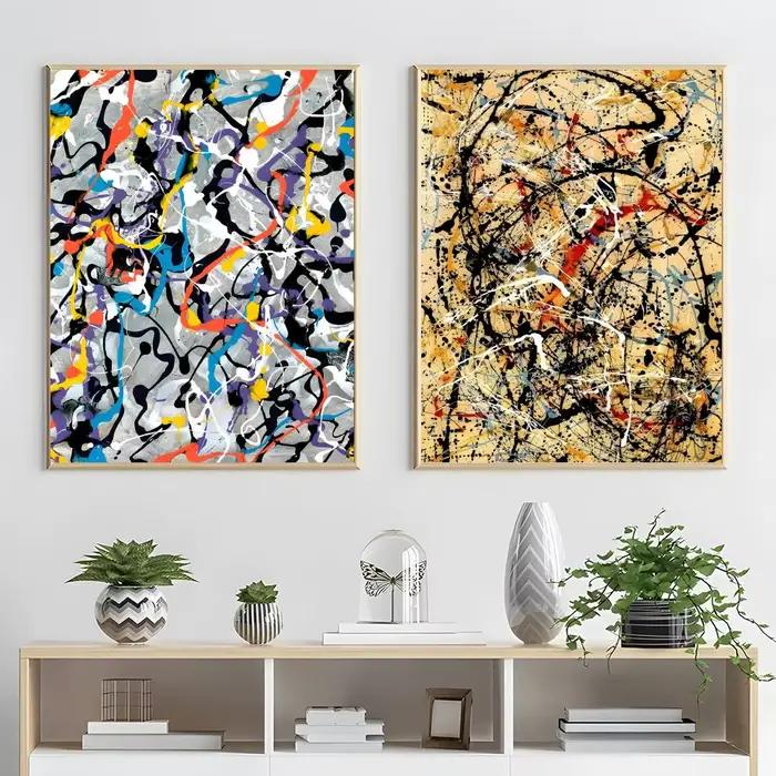 Art abstrait J-Jackson P-Pollock
